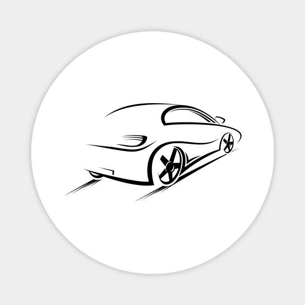Car Lover Fast Cars Magnet by iamurkat